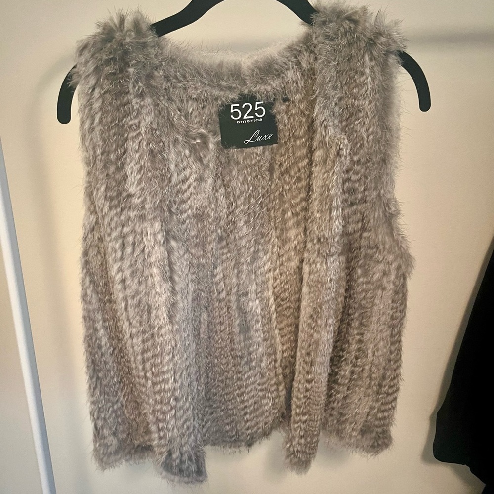 525 America Rabbit Fur Vest